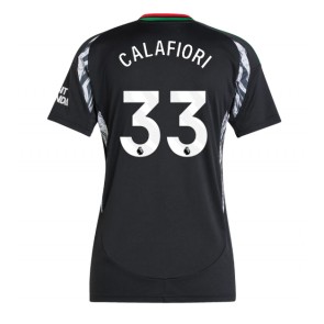 Arsenal Riccardo Calafiori #33 Bortatröja Dam 2024-25 Kortärmad